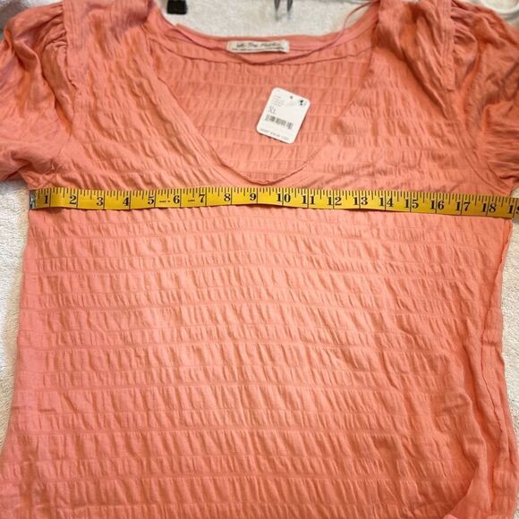 Free People Sugar Cube V-Neck T-Shirt.Size XL - Picture 14 of 14